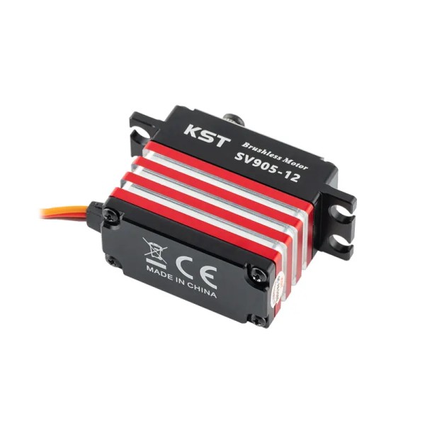 Vendite calde KST SV905-12 17Kgf.cm 0.04sec RC modello HV digitale in metallo ingranaggio motore Brushless per elicotteri RC classe 550 700